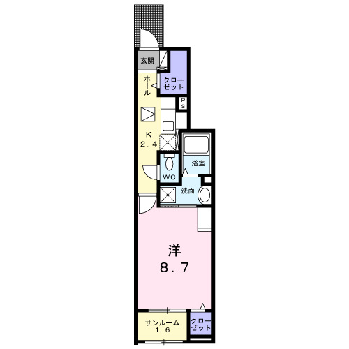 1階の間取り図