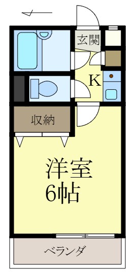 2階の間取り図