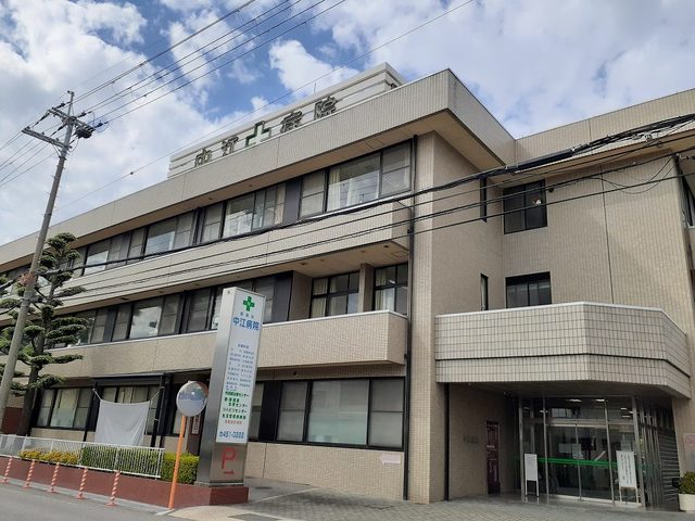 【内科】中江病院様まで428ｍ