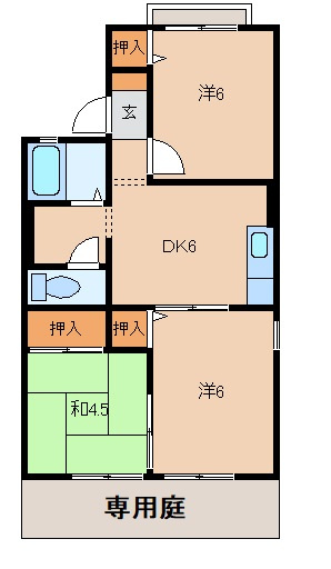 1階の間取り図