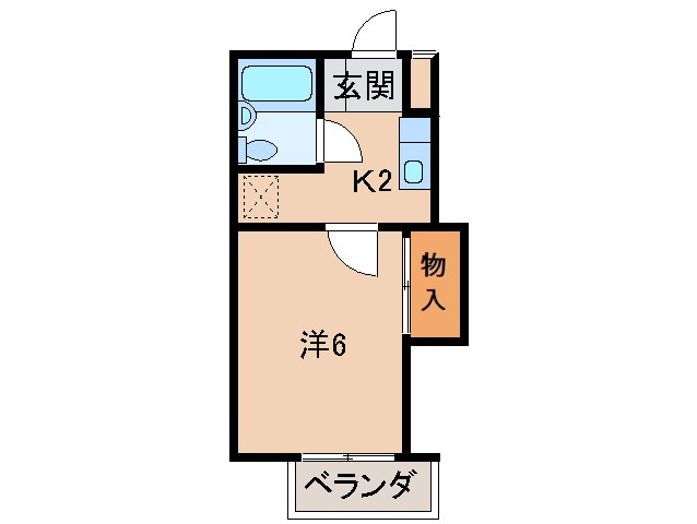 2階の間取り図
