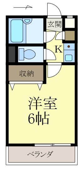 2階の間取り図