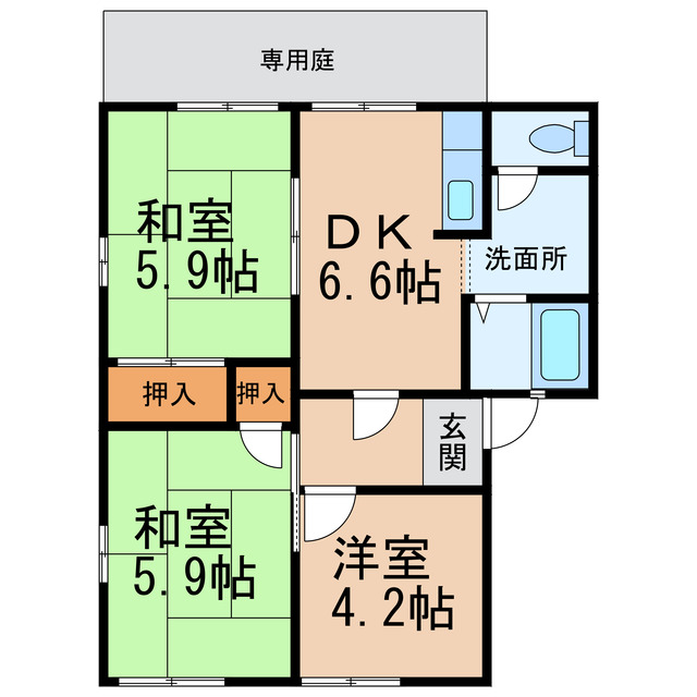 1階の間取り図