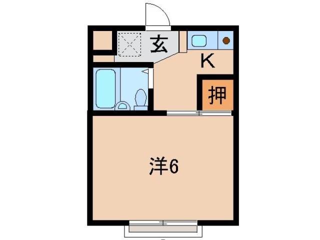 2階の間取り図