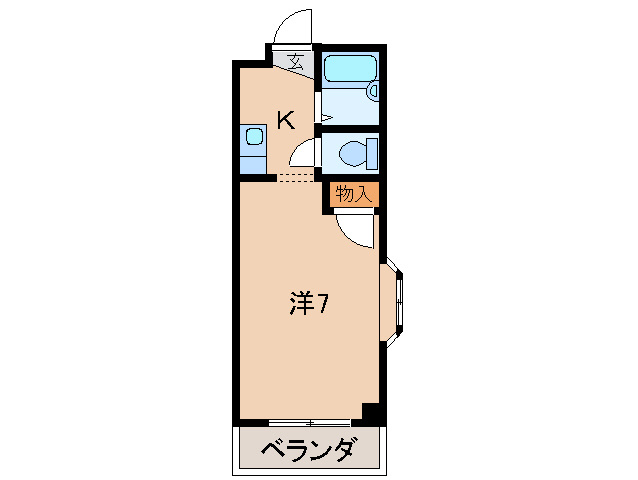 2階の間取り図