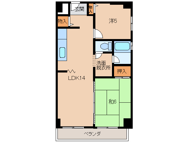3階の間取り図