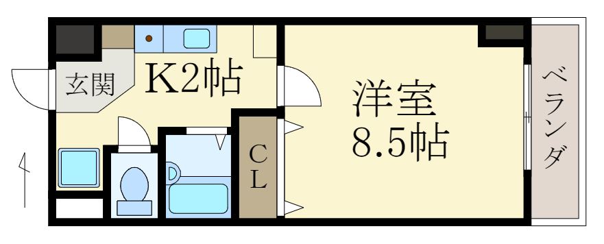 7階の間取り図