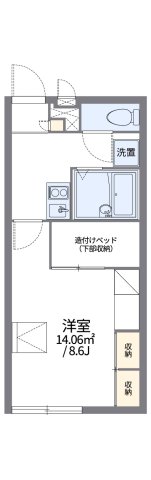 代表的な間取のため実際の間取とは異なる場合があります