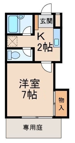 1階の間取り図