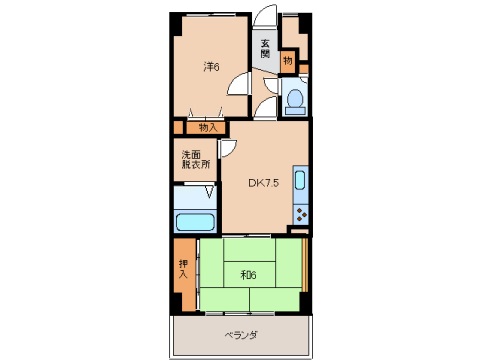8階の間取り図
