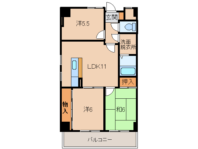 13階の間取り図