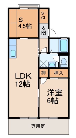 1階の間取り図