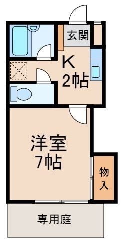 1階の間取り図