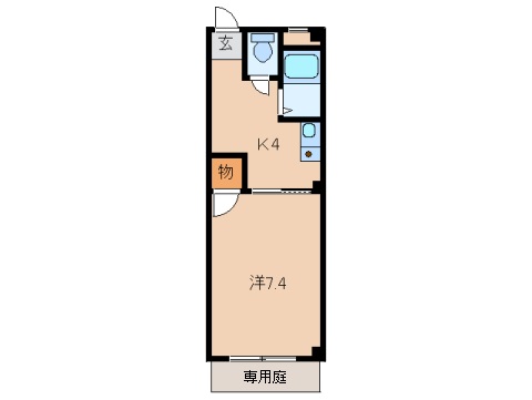 1階の間取り図