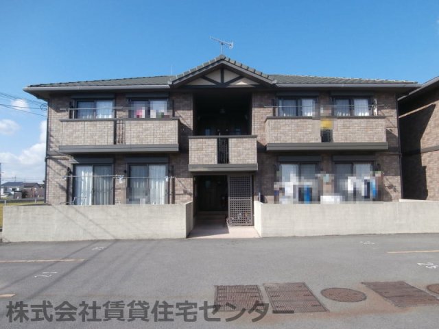 グリーンコート岩出　A棟の外観