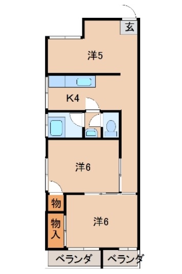 5階の間取り図