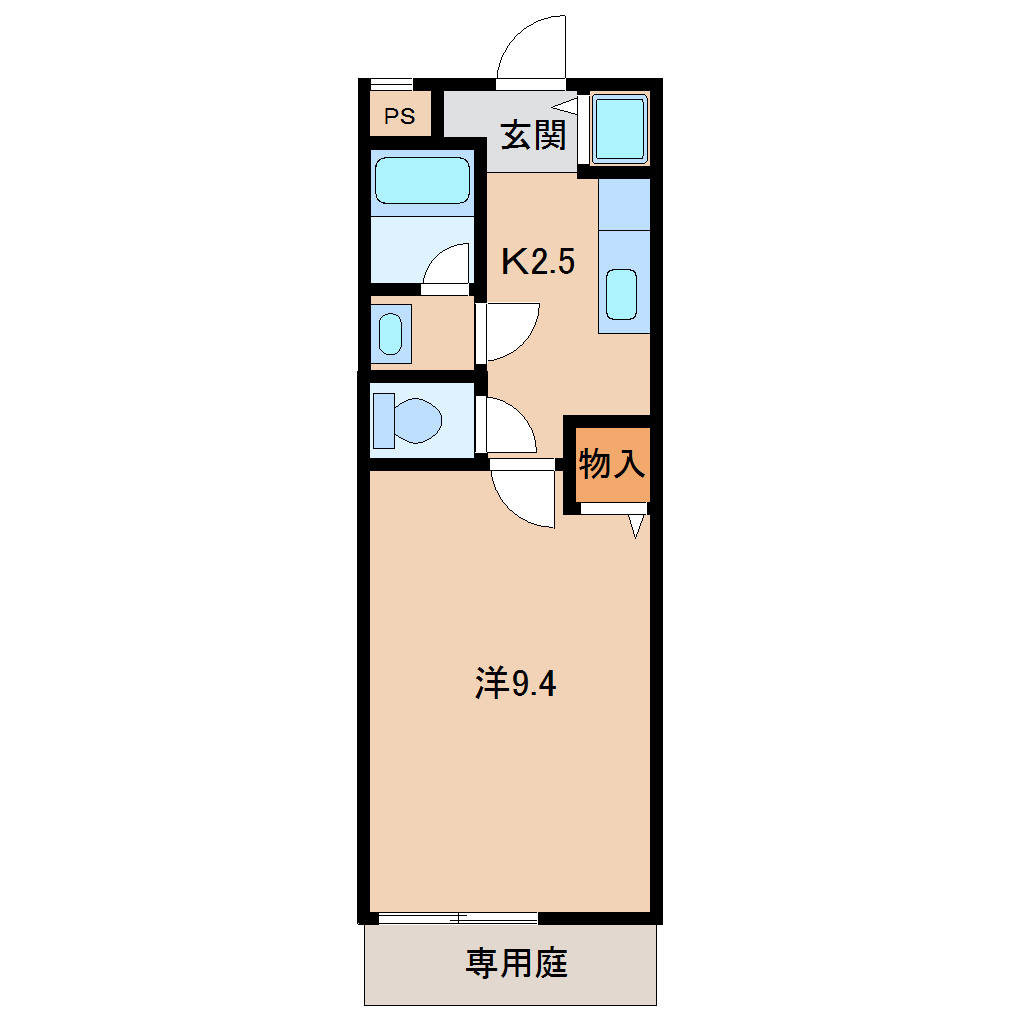 1階の間取り図