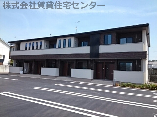 和歌山市中野の賃貸アパートの外観