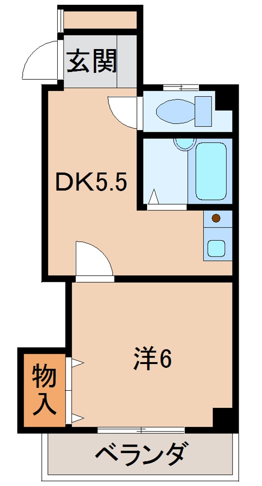 5階の間取り図