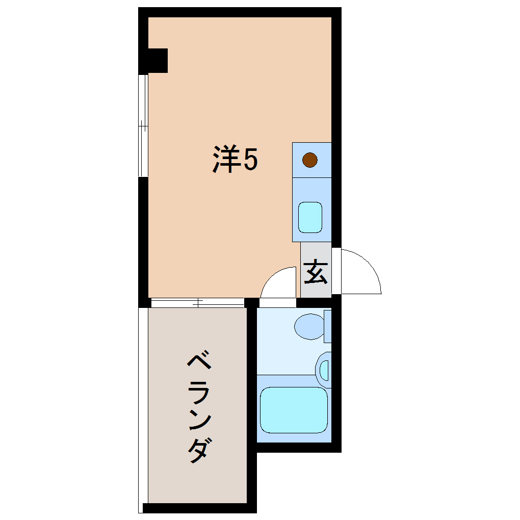 2階の間取り図