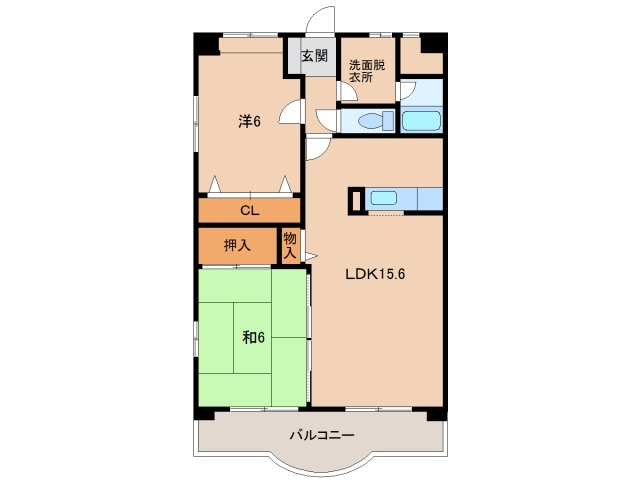 4階の間取り図