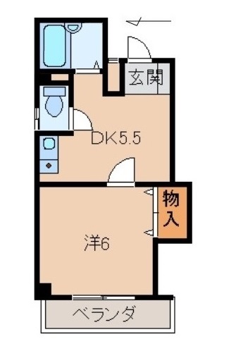 2階の間取り図