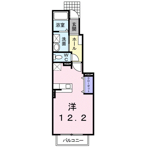 1階の間取り図