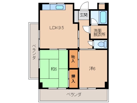 5階の間取り図