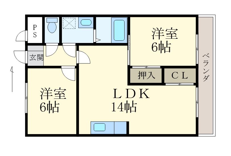 3階の間取り図