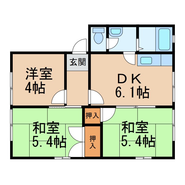 1階の間取り図