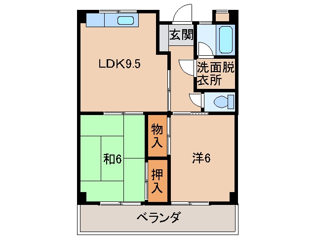 5階の間取り図