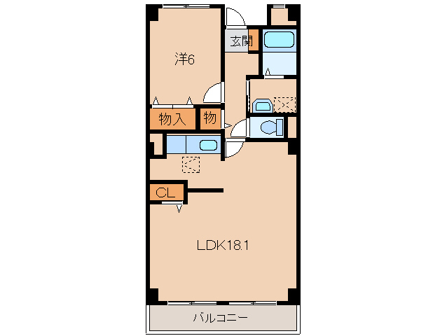 1階の間取り図