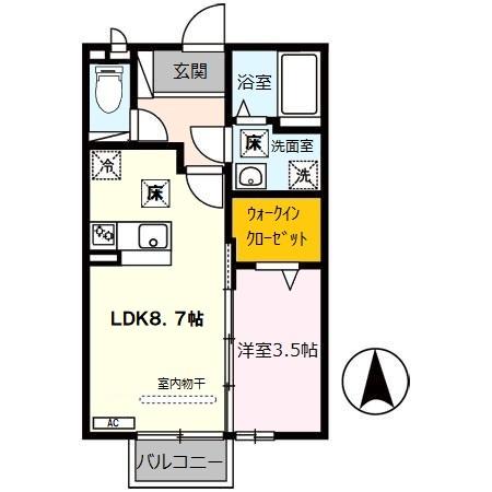 1階の間取り図