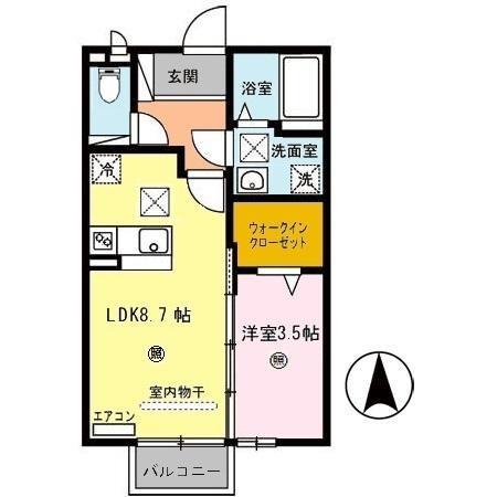 1階の間取り図