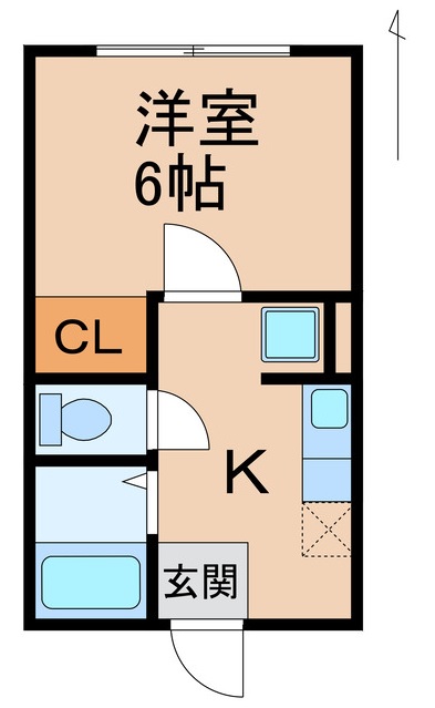 2階の間取り図