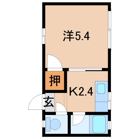 1階の間取り図