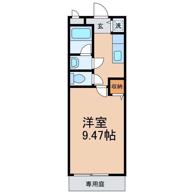 1階の間取り図