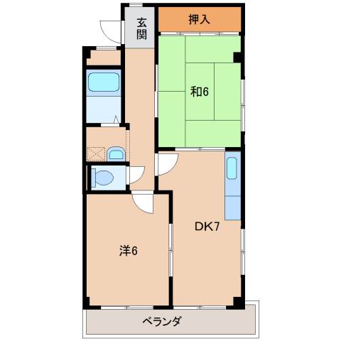 1階の間取り図