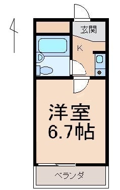 3階の間取り図