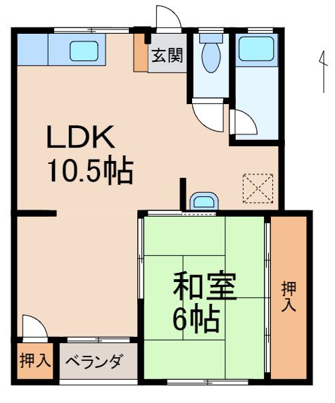 2階の間取り図
