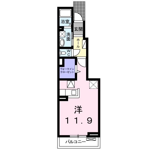1階の間取り図