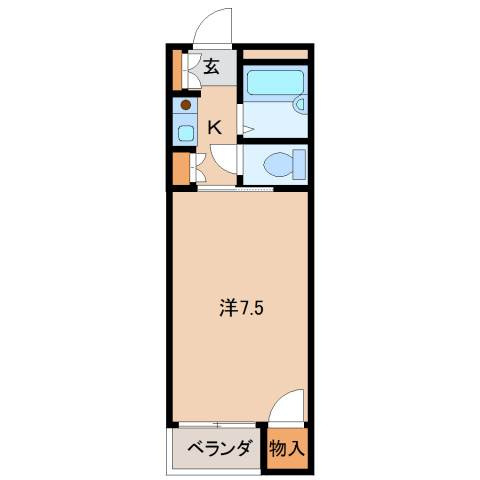 1階の間取り図