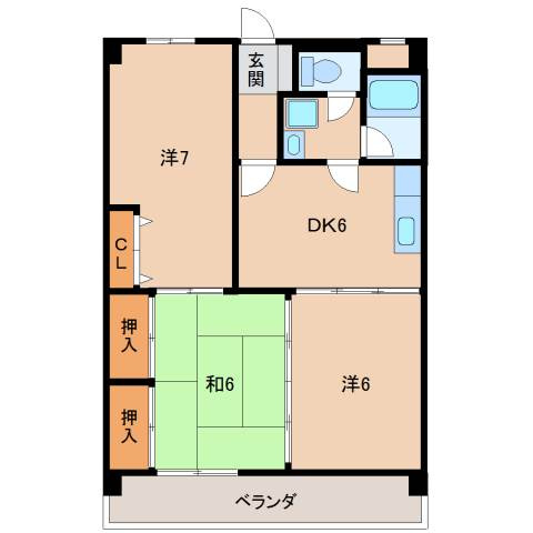 1階の間取り図