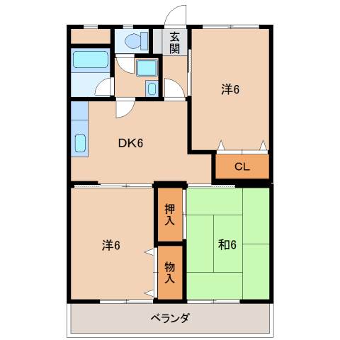 4階の間取り図
