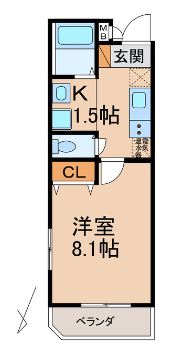 2階の間取り図