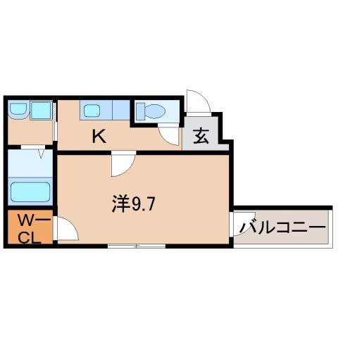 1階の間取り図