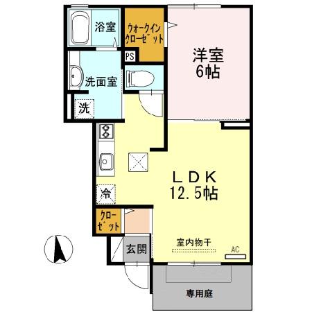 1階の間取り図
