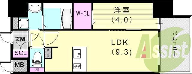 11階の間取り図