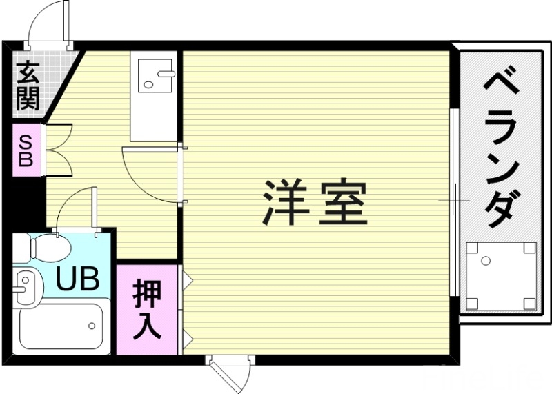 3階の間取り図