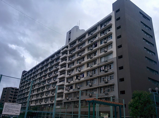 UR伝法　3号棟の外観